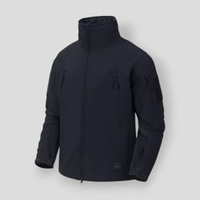 gunfighter jacket - shark skin windblocker - navy blue - helikon
