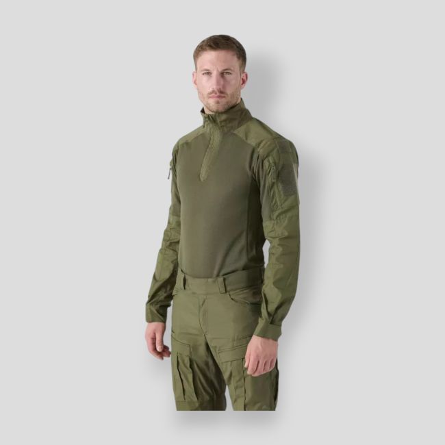 mcdu combat shirt® - nyco ripstop - olive green - helikon