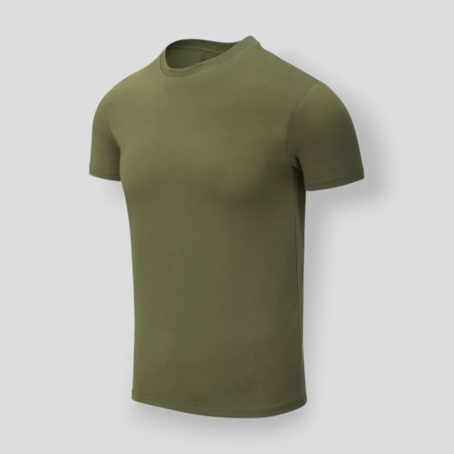 organic cotton t-shirt slim - u.s. green - helikon