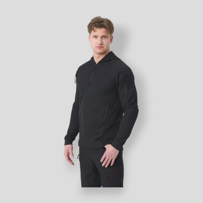 range hoodie - topcool - black - helikon