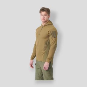 range hoodie - topcool - coyote/adaptive green - helikon