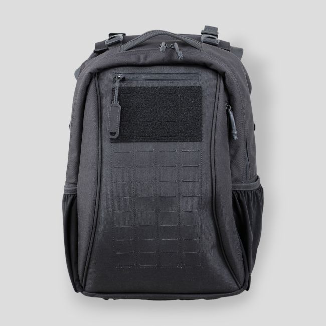 Taktischer Rucksack 33L Faucon mit herausnehmbarer Plattenträger - Schwarz - Patrol Equipement