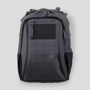 Mochila táctica 33L Faucon con portaplacas extraíble - Negro - Patrol Equipement