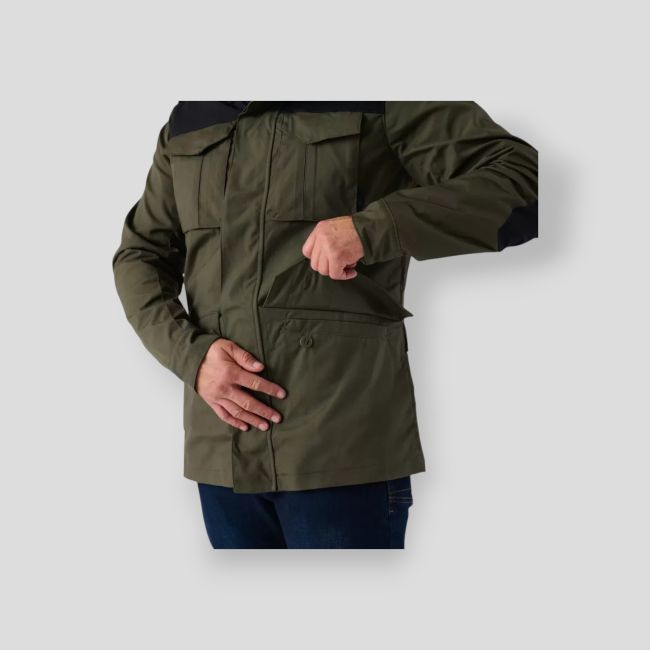 covert m-65® jacket - taiga green / black a - helikon