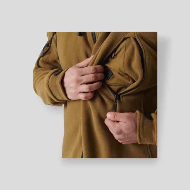 patriot jacket - polar duplo - coyote - helikon