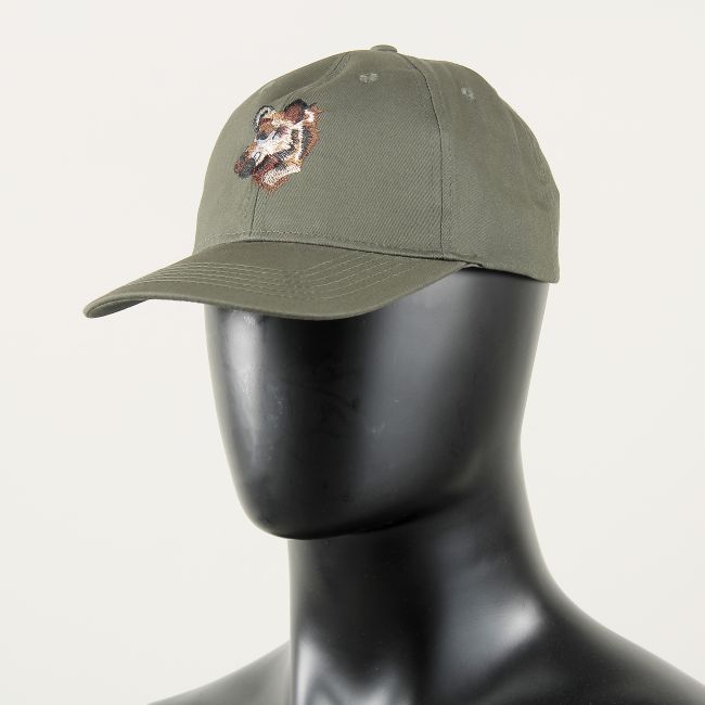 Casquette de chasse avec sanglier brodé - Kaki - Percussion