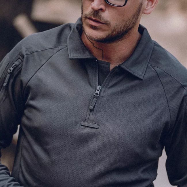 range polo shirt® - black - helikon