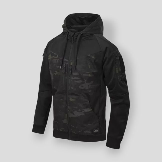 Rogue Hoodie (Fullzip) - Black / Multicam® Black - Helikon