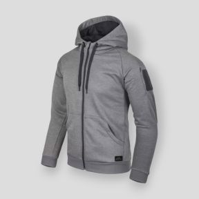 Urban Tactical Hoodie (Fullzip)® - Melange Grau - Helikon