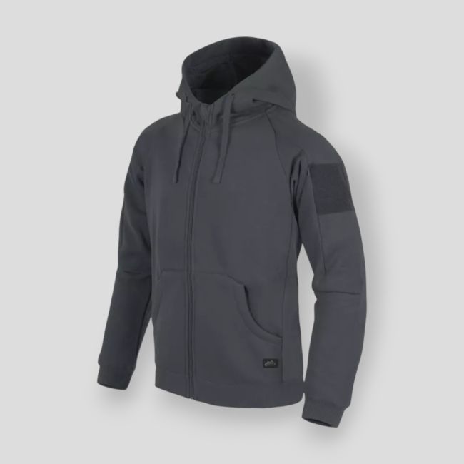 urban tactical hoodie lite (fullzip)® - grey - helikon