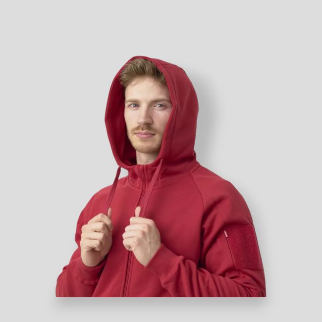 urban tactical hoodie lite (fullzip)® - red - helikon