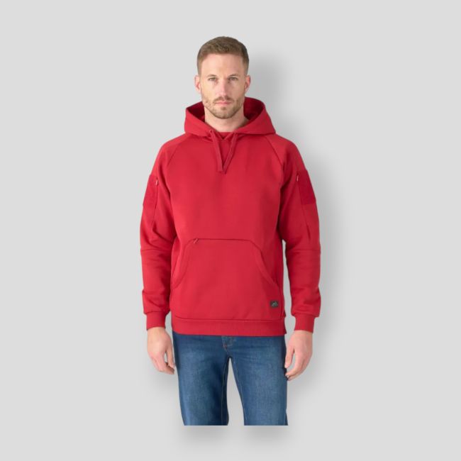urban tactical hoodie lite (kangaroo) - red - helikon