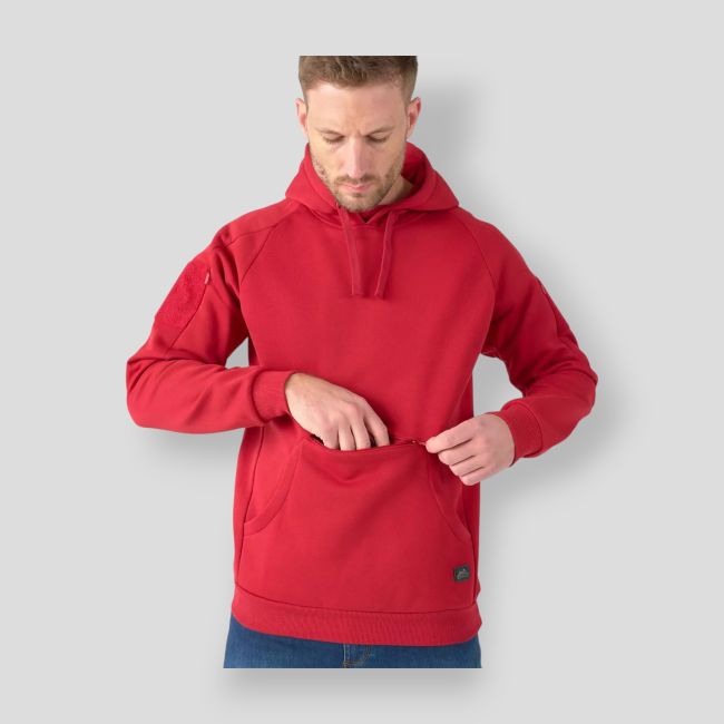Urban Tactical Hoodie Lite (Kangaroo) - Rood - Helikon