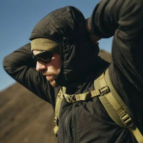 wolfhound hoodie jacket® - climashield® apex 67g - black - helikon