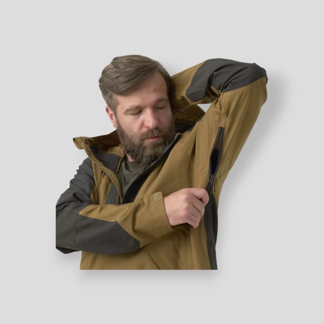 woodsman anorak jacket® - coyote / ash grey - helikon