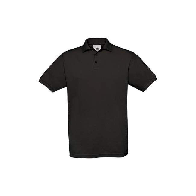 Polo manches courtes Noir- B&C