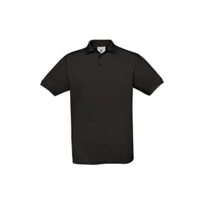 Polo manches courtes Noir- B&C