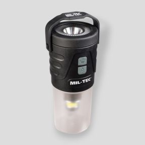 Wiederaufladbare Laterne (410 Lumen) - Schwarz - Mil-Tec