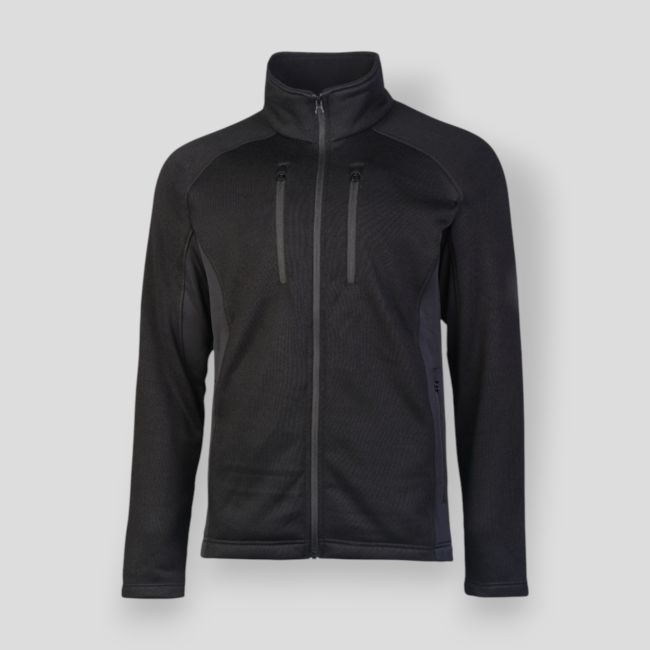 Fleece jas Structure - Zwart - Mil-Tec