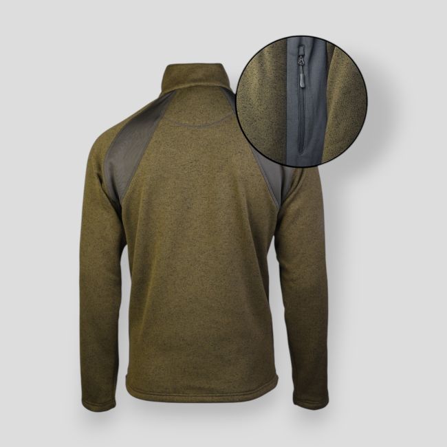 Bluza polarowa Structure - Olive - Mil-Tec