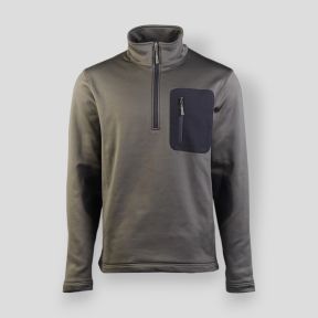 Pullover met 1/2 rits Thermo Fleece - Olijfgroen - Mil-Tec