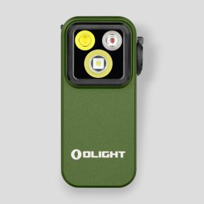 Lampa do kamizelki taktycznej z czerwonym światłem (500 lumenów) Oclip Pro - Olive Green - Olight