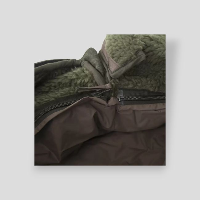 Manta de espera de caça polar em loden para a parte inferior do corpo (200cm) G-LOFT® - Verde Oliva - Carinthia