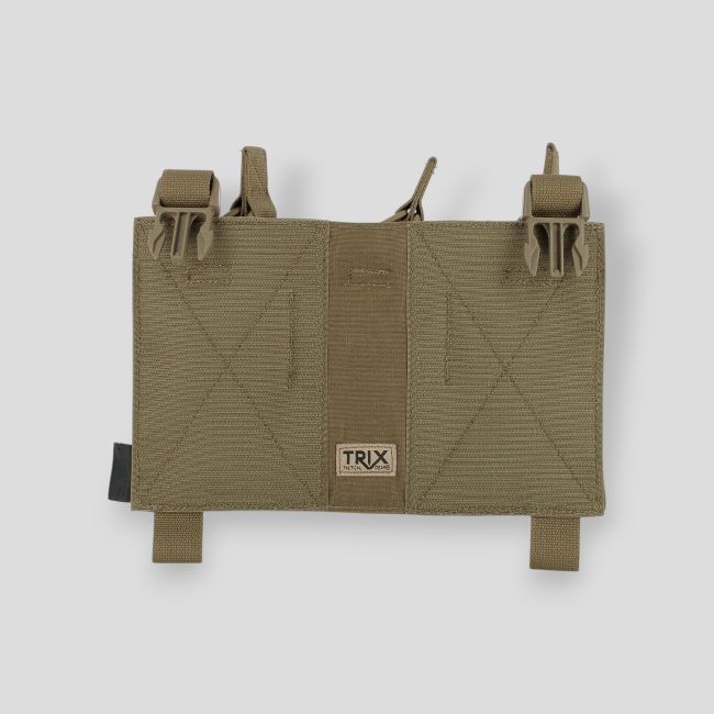 Drievoudige magazijnhouder Eagle voor aanvalsgeweren met klittenband achterkant - Coyote - Trix Tactical