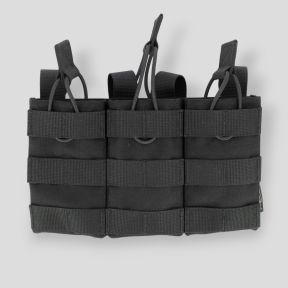 Drievoudige magazijnhouder Eagle voor aanvalsgeweren - Zwart - Trix Tactical