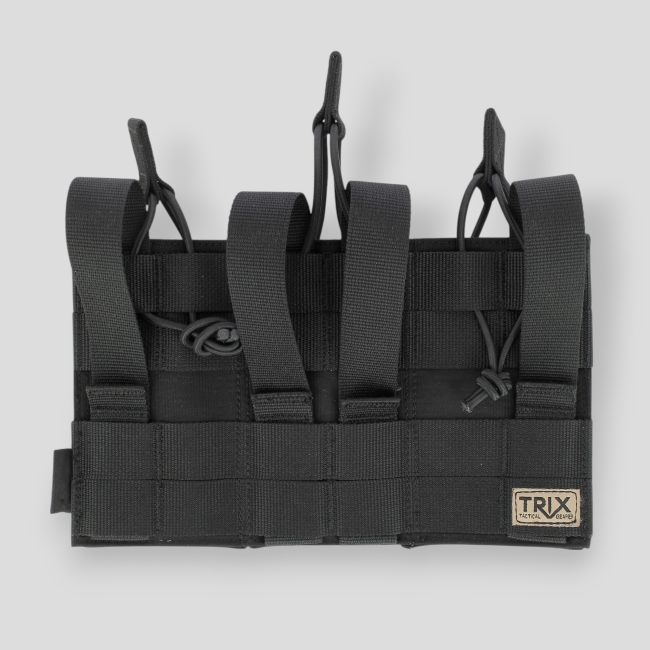 Porte-chargeur triple Eagle pour fusils d'assaut - Noir - Trix Tactical