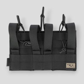 Dreifache Magazintasche Eagle für Sturmgewehre - Schwarz - Trix Tactical