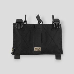 Porte-chargeur triple Eagle pour fusils d'assaut avec dos velcro - Noir - Trix Tactical