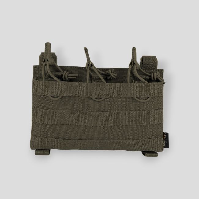 Dreifache Magazintasche Eagle für Sturmgewehre mit Klettrücken - Ranger Green - Trix Tactical