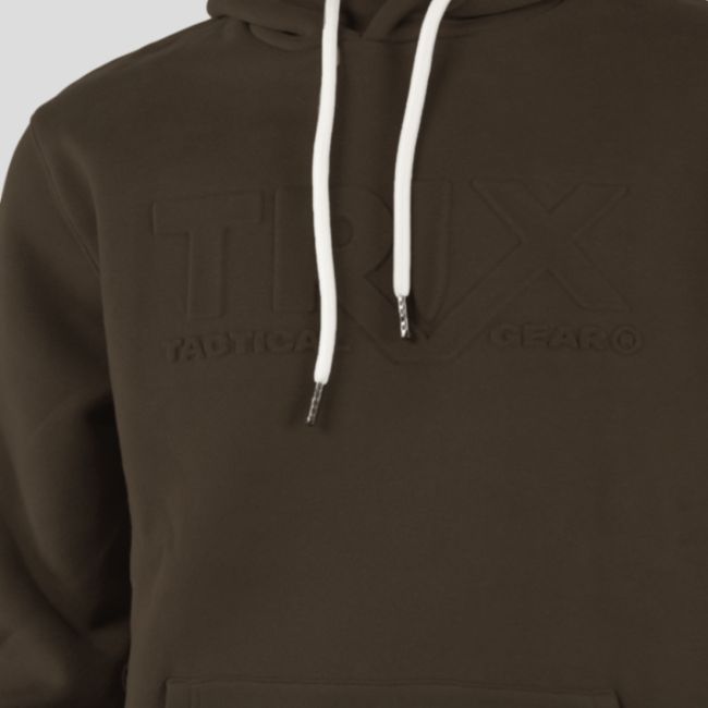 Sweat à capuche Storm - Chocolat - Trix Tactical