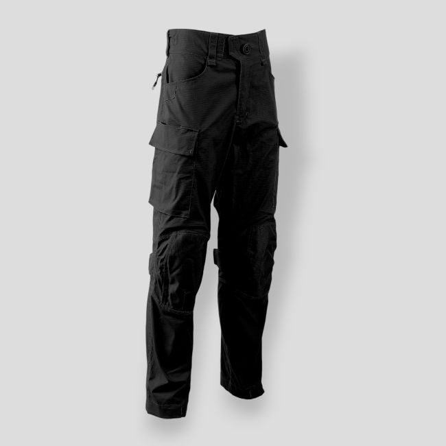 Kampfhose Ripstop - Schwarz - Trix Tactical