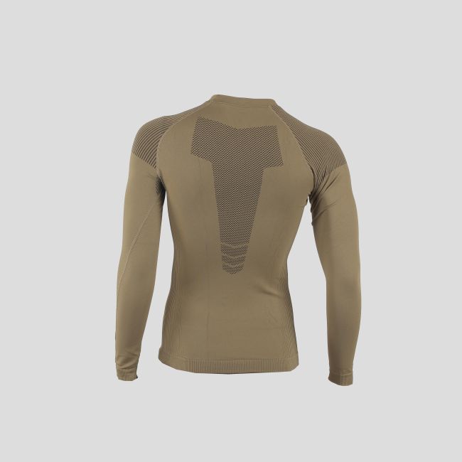Naadloos shirt met lange mouwen Commando - Coyote - Trix Tactical
