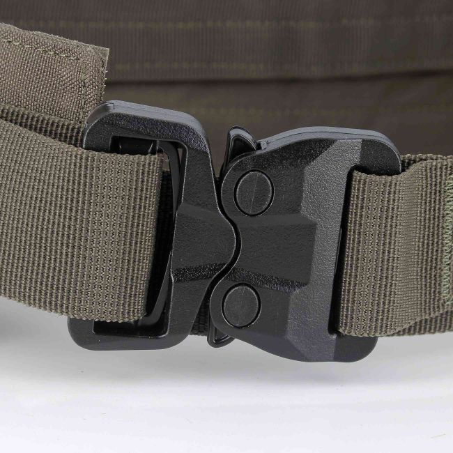 Ceinture double Sniper avec boucle cobra en polymère - Ranger Green - Trix Tactical