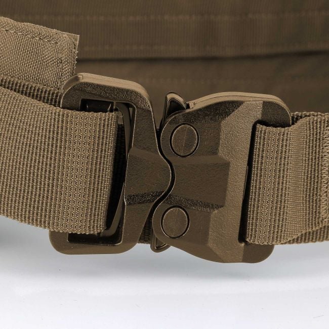 Ceinture double Sniper avec boucle cobra en polymère - Coyote - Trix Tactical