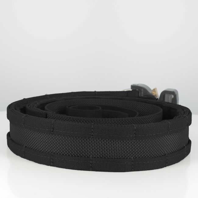 Ceinture double Elite avec boucle cobra en métal - Noir - Trix Tactical