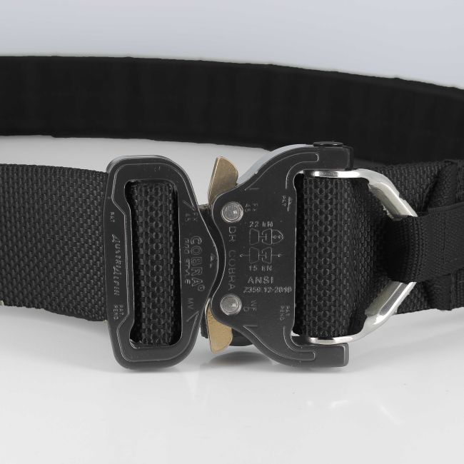 Elite Doppelgürtel mit Cobra-Metallschnalle - Schwarz - Trix Tactical