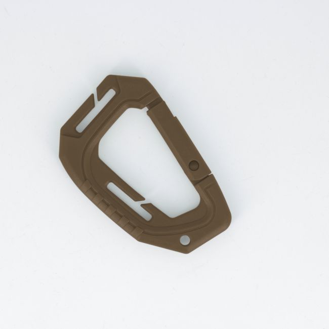 Set van 2 karabijnhaken 6cm - Coyote - Trix Tactical