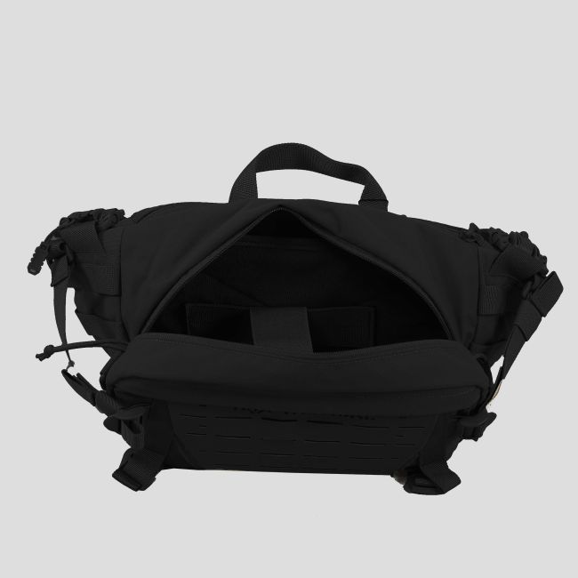 Multifunctionele tactische schoudertas Cobra - Zwart - Trix Tactical