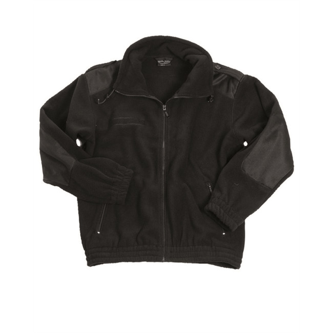 Schwarze Fleecejacke - Miltec