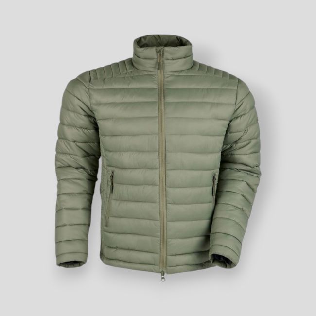 Kurtka puchowa Riga - Khaki - Ares