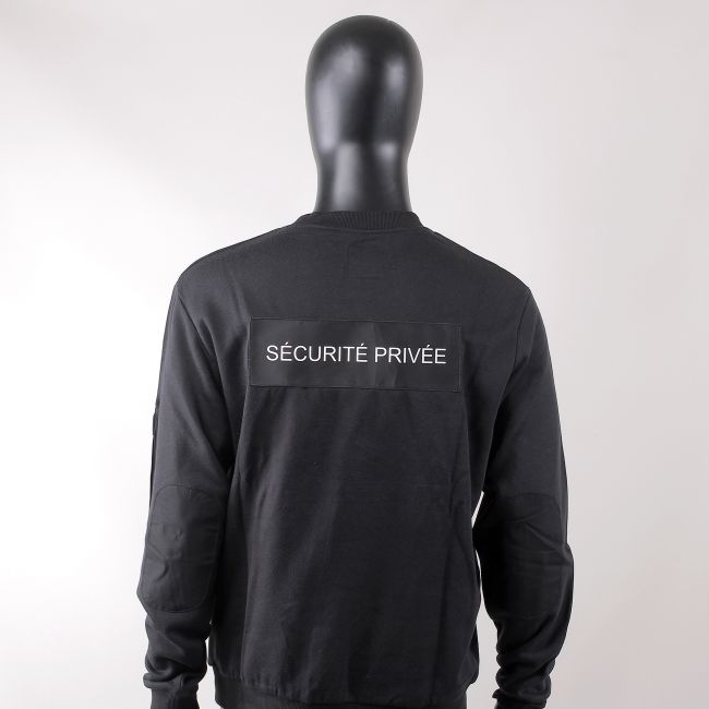 Felpa Sicurezza Privata DEAN - Nero - Nine Worths by North Ways