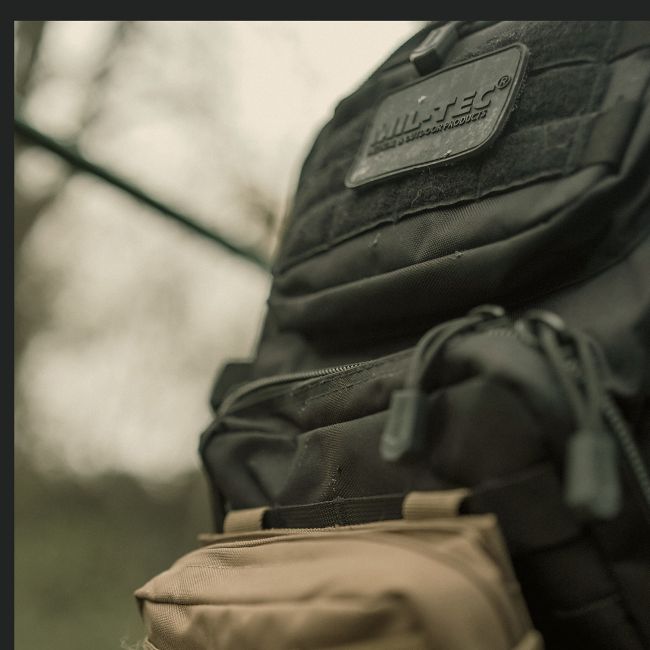 US Assault Rugzak 36L - Zwart - Mil-Tec