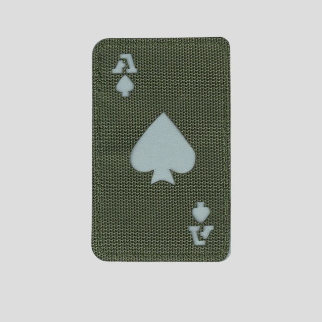 Patch lasercut Ace - Vert Olive - 101 Inc