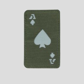 Patch lasercut Ace - Olivgrün - 101 Inc