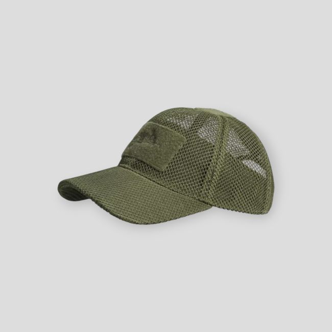 bbc mesh cap - mesh - olive green - helikon