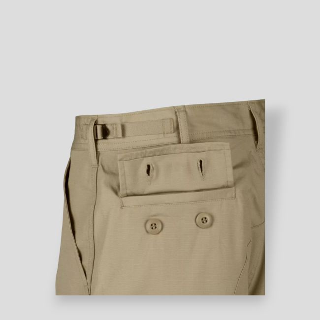 BDU Shorts - Cotton Ripstop - Khaki - Helikon